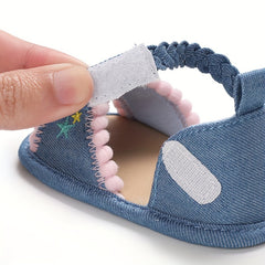Baby Girls Open Toe Sandals Lightweight Breathable Anti Slip Sandals