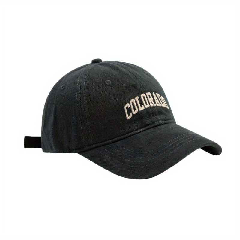Men's Retro Alphabet Embroidered Cap Sunshade Baseball Cap