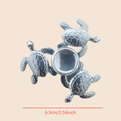 Golden Turtle Fidget Spinner Metal Toy for Stress Relief