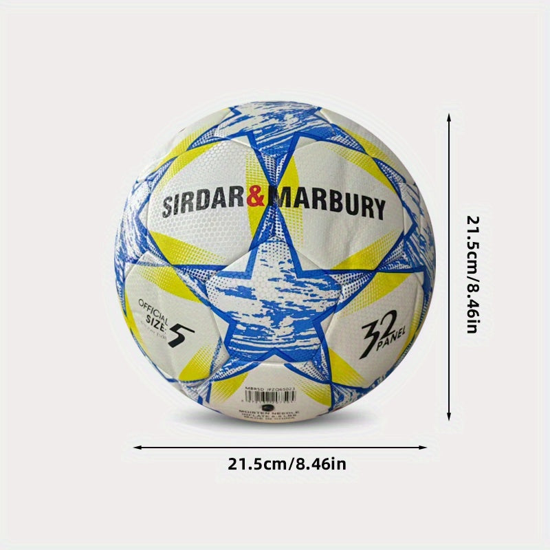 Star Pattern Soccer Ball for Training and Competition