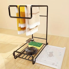 Sink Storage Shelf Kitchen Rag Rack Wall Hanging Storage Rack