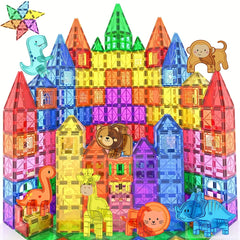 Animal Dinosaur Magnetic Building Blocks Toy Set for Kids