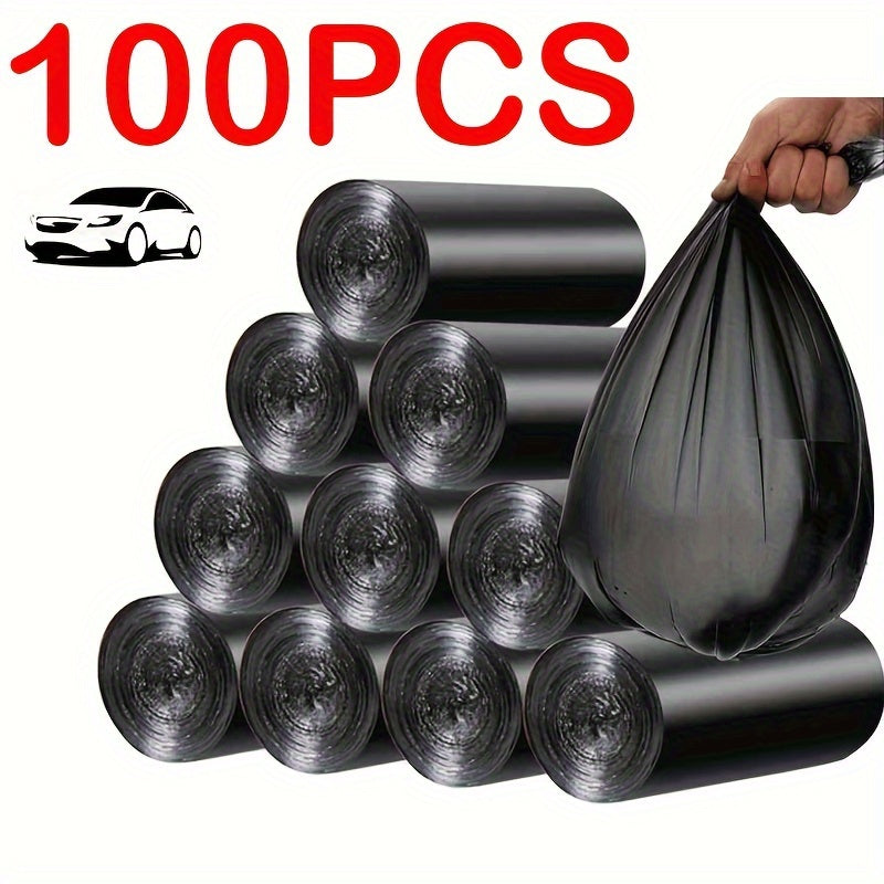 100 Pcs 5L Garbage Bags Trash Can Liners Strong Unscented