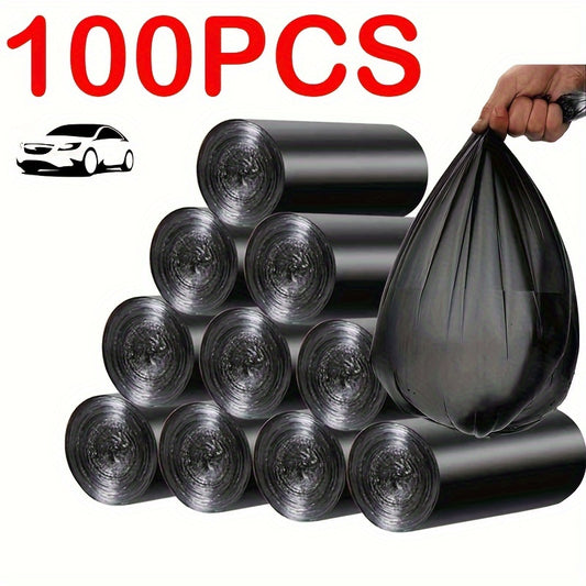 100 Pcs 5L Garbage Bags Trash Can Liners Strong Unscented
