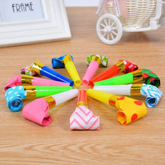 Colorful Candy Blower Whistle Birthday Party Supplies