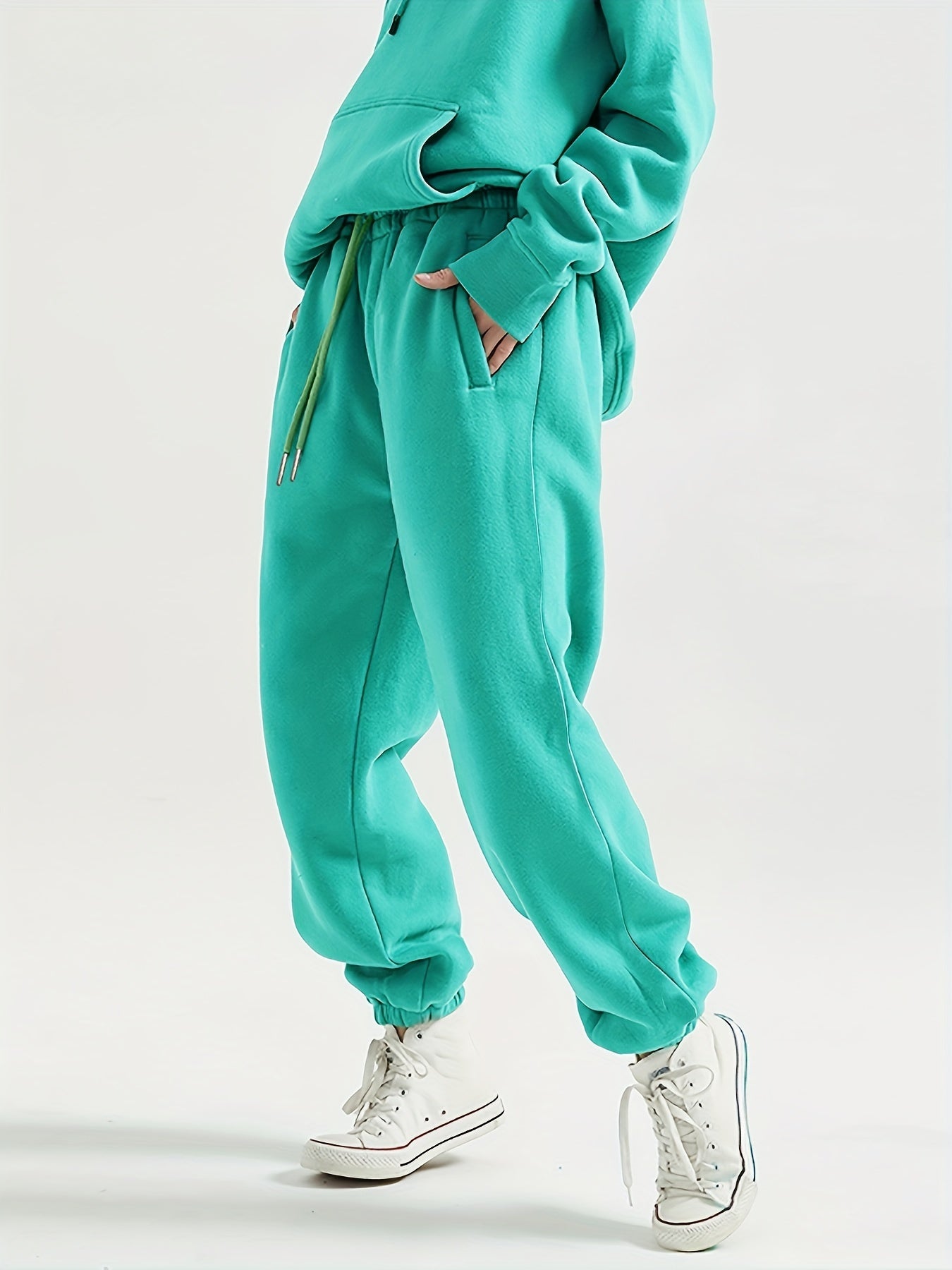 Stylish Drawstring Pockets Jogger Pants for Women