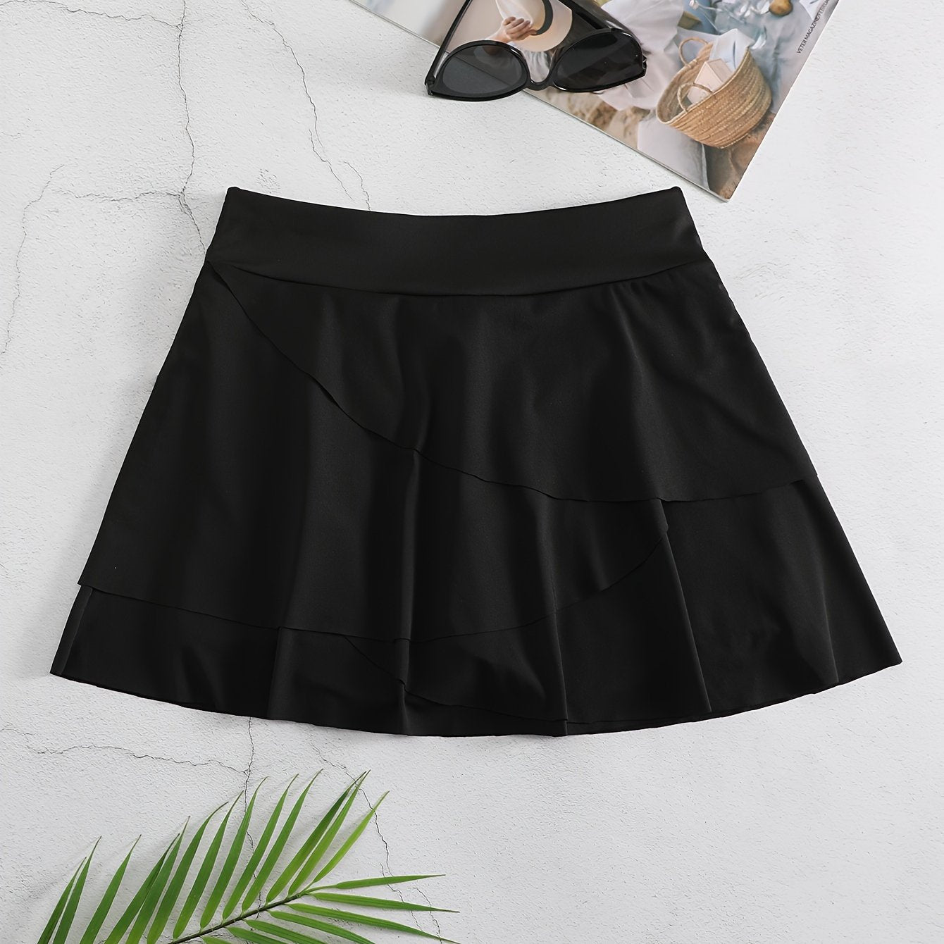 Women's Sports Skort High Elastic Running Active Skirt