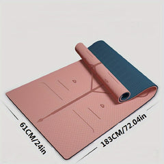 Non Slip TPE Yoga Mat Extra Thick Comfortable