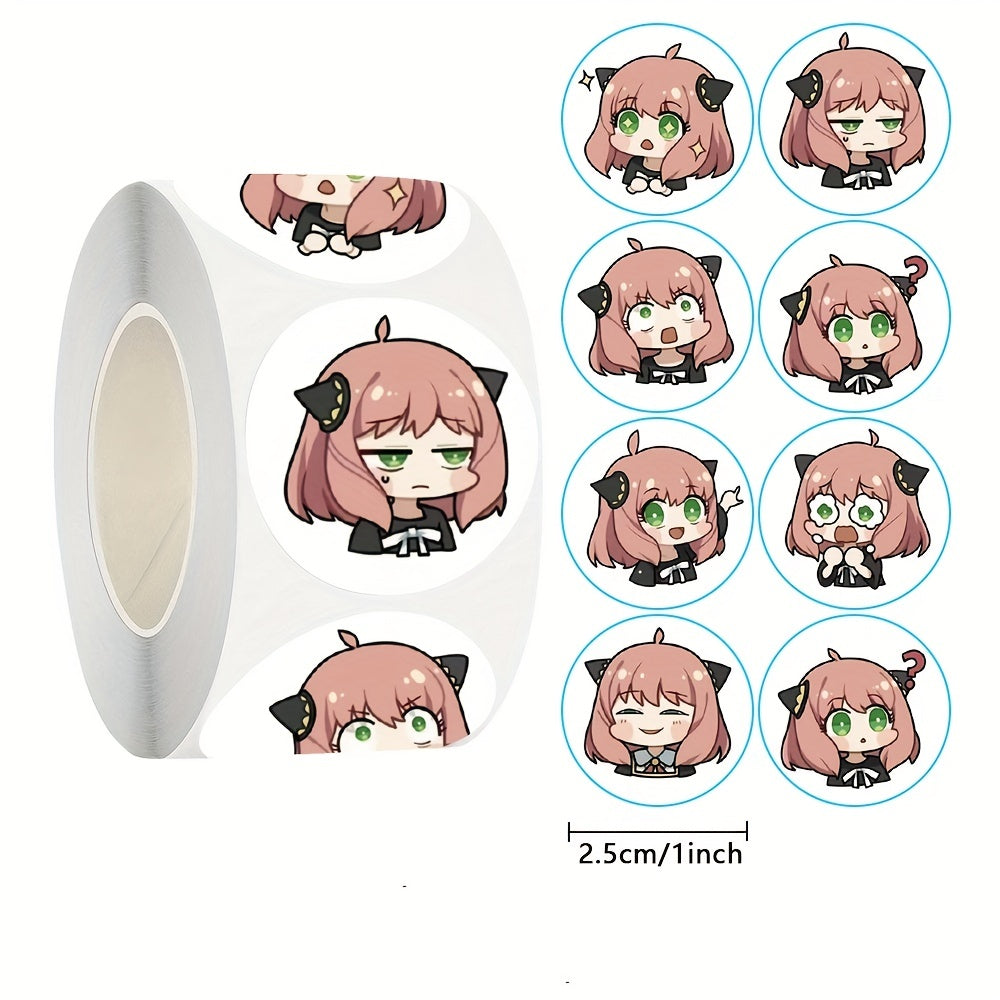 500pcs Anime Cartoon Stickers for Student Stationery Encouragement