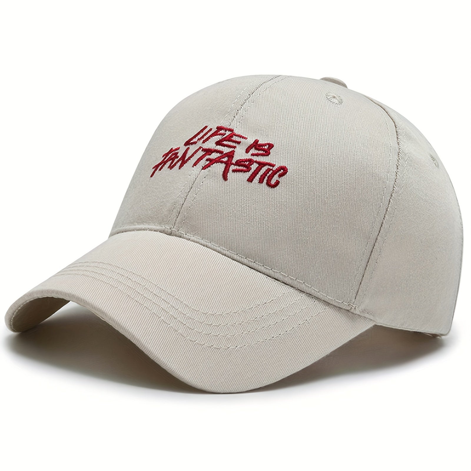 LIFE Letters Casual Baseball Cap, Adjustable