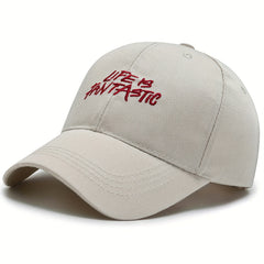 LIFE Letters Casual Baseball Cap, Adjustable