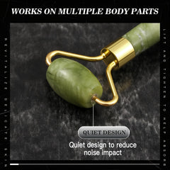 Jade Roller And Gua Sha Tools Set - Skin Care Massager