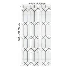 Morocco Frosted Privacy Window Film Stained Glass Style Tint