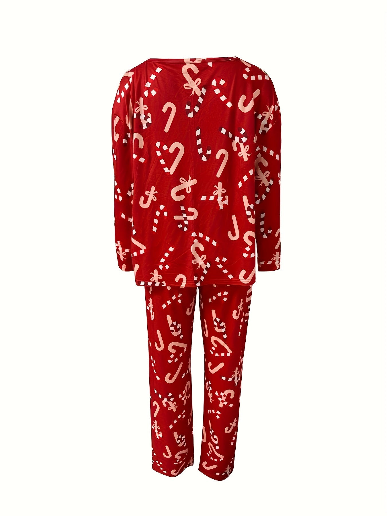 Christmas Print Lounge Set for Women