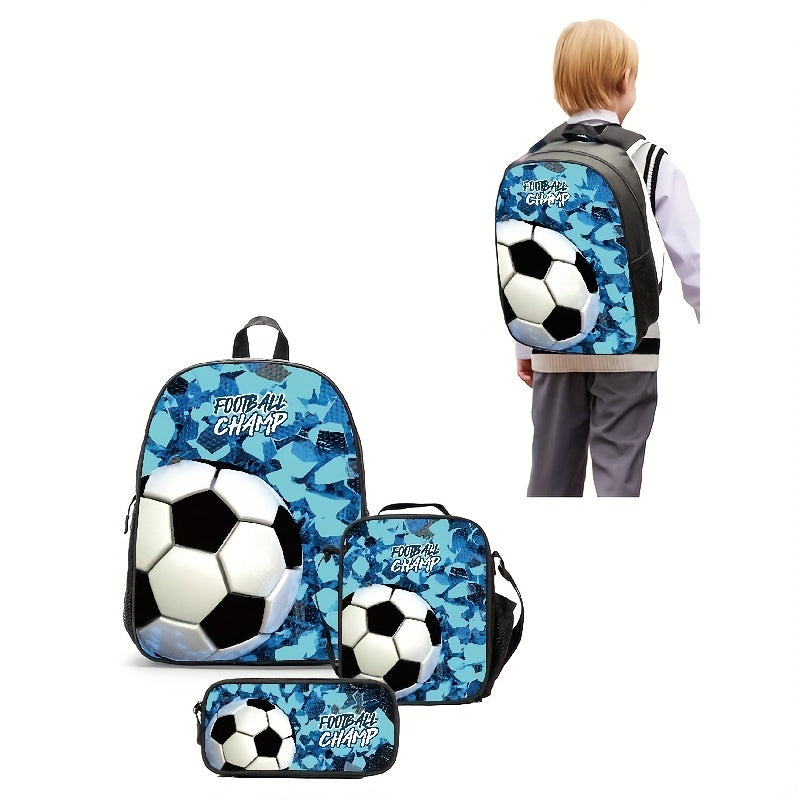 Kids Backpack Shoulder Bag Pencil Case Set for Travel Camping