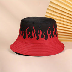 Reversible Bucket Hat Block Fisherman Cap Women Sunscreen Travel Beach Cap