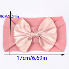 5pcs Bow Elastic Headband Hair Accessories for Baby Girls