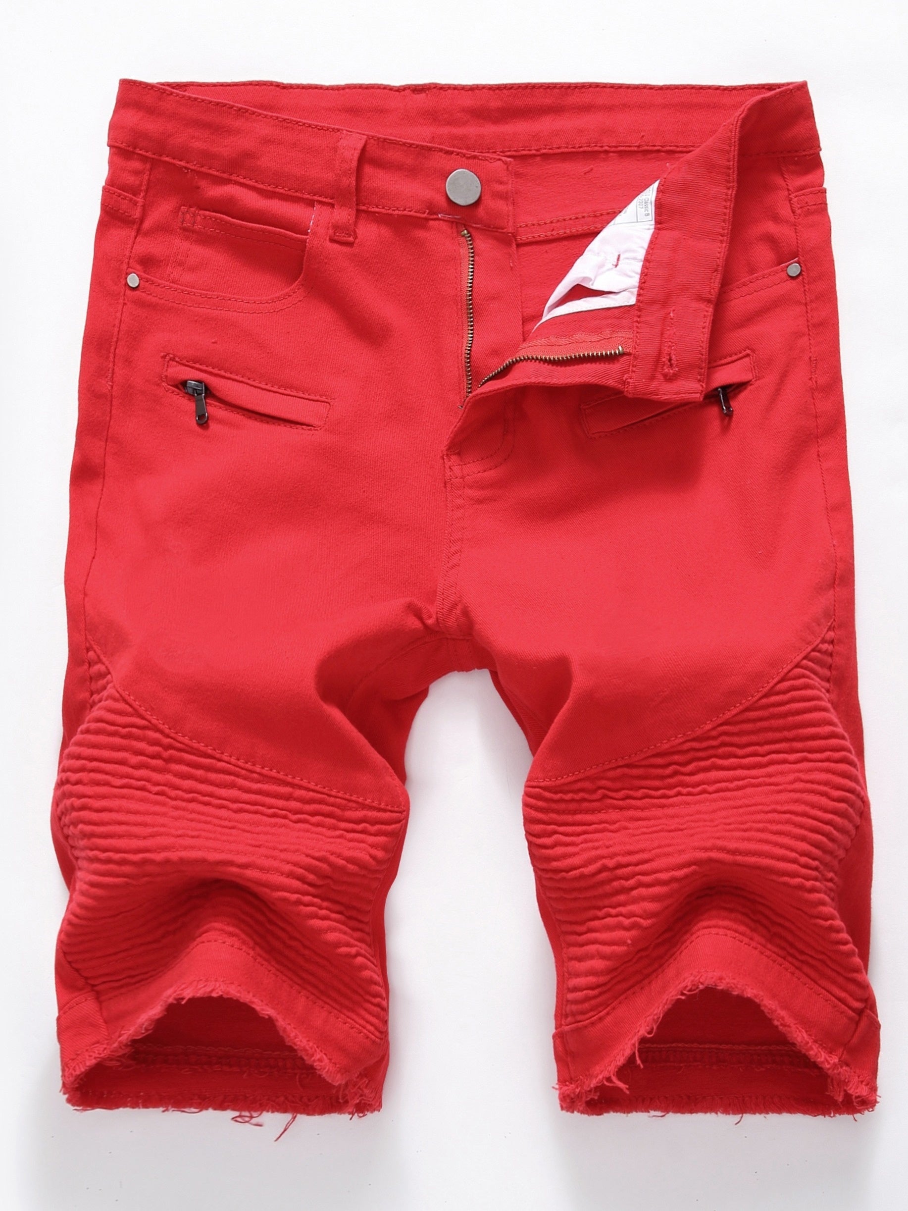 Men's Casual Denim Shorts with Pockets