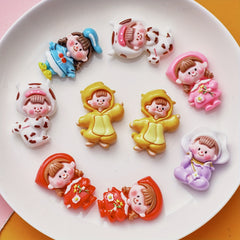 10pcs Princess DIY Accessories Pack for Crafts, Phone Case, Keychain