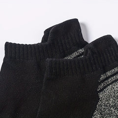5 Pairs Teens Athletic Cotton Low Cut Striped Sports Socks