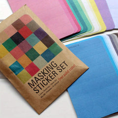 27pcs Retro Document Series Stickers Literary Picture Frame Material Multicolor