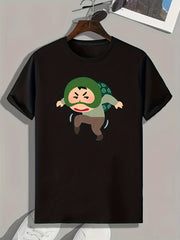 Cartoon Thief Men's Graphic T shirt Casual Comfy Tees For Summer