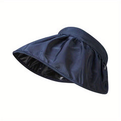 Foldable Shell Visor Hat UV Protection Wide Brim Sun Hat