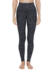 UUE High Waist Yoga Pants With Pockets Tummy Control Leopard Leggings