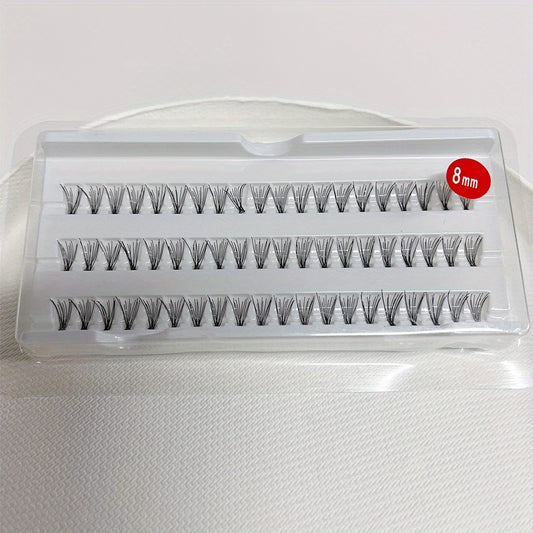 Medium Cluster Fans Lashes Segmented False Eyelashes 60 Clusters
