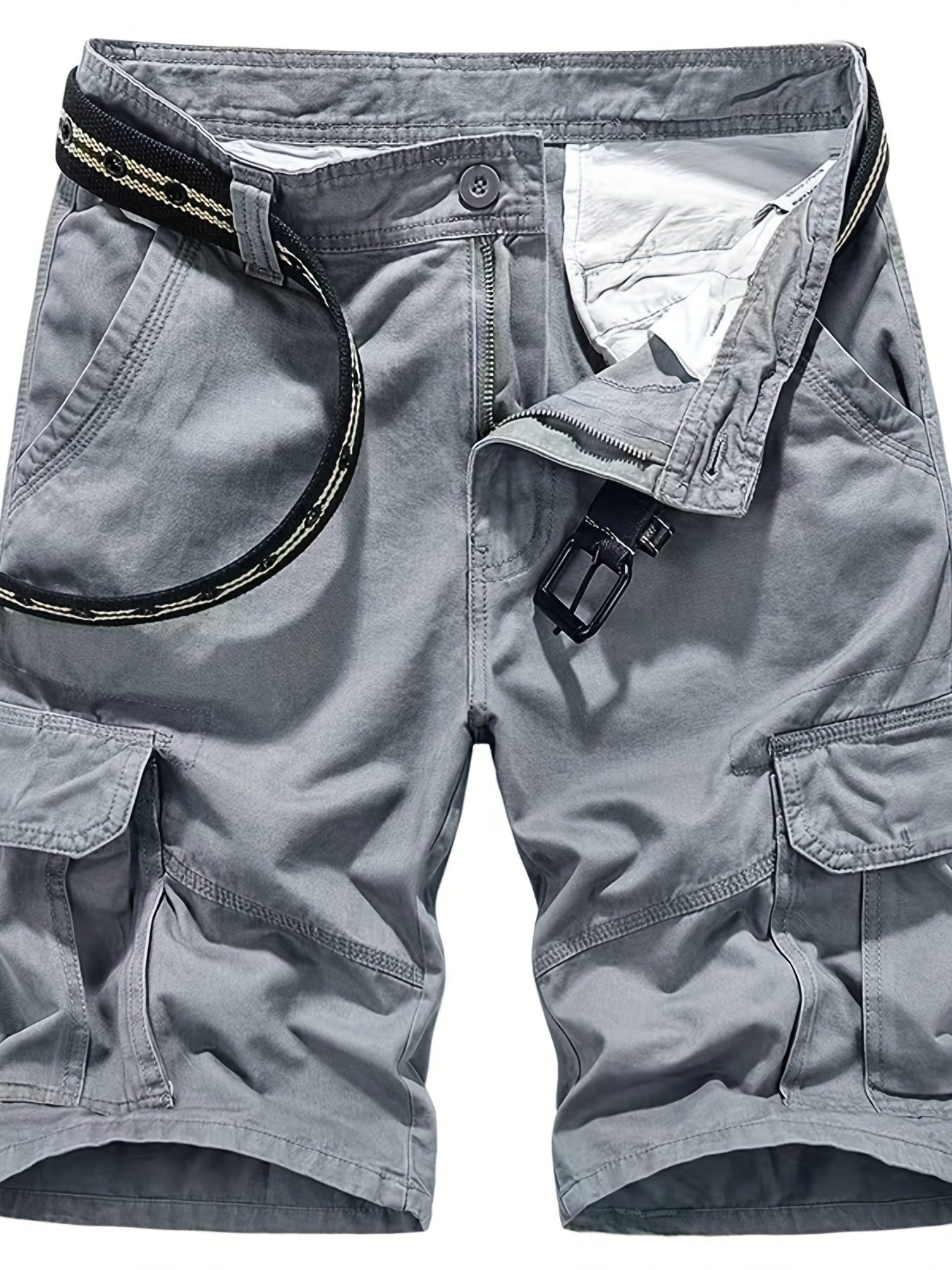 Men's Cotton Cargo Shorts for Summer