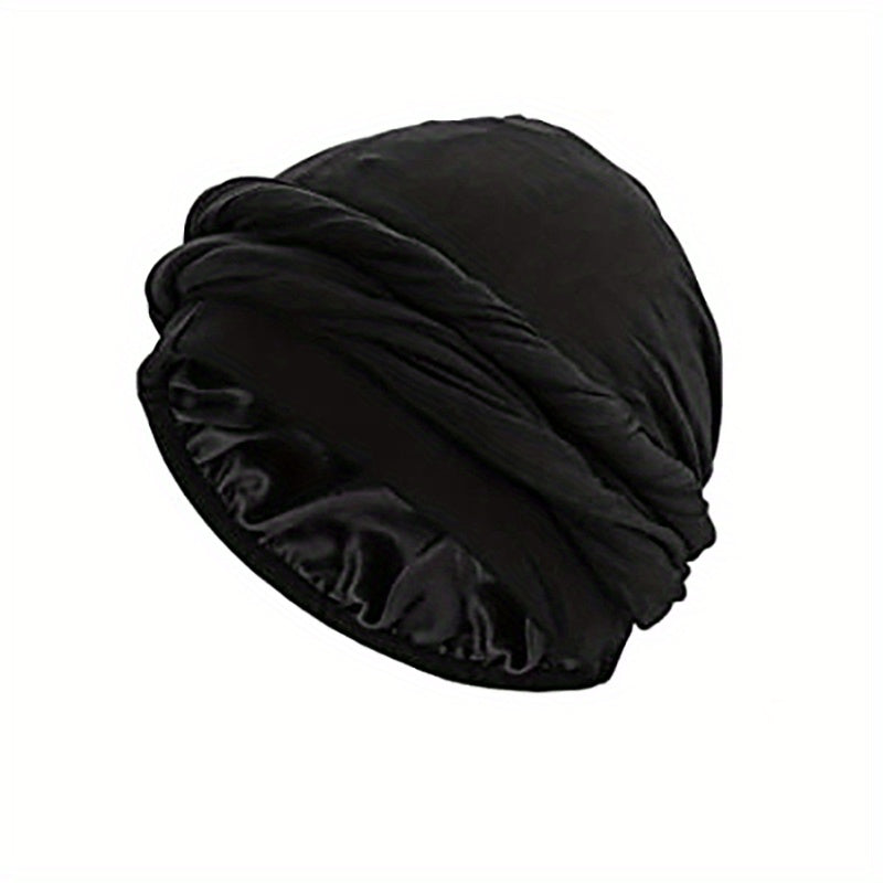 Vintage Head Wraps For Men, Modal And Satin Turban Scarf Tie