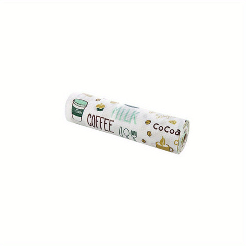 Roll Tableware Pattern Shelf Liners Waterproof Mat