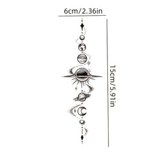 Star Chain Dream Planet Universe Tattoo Sticker