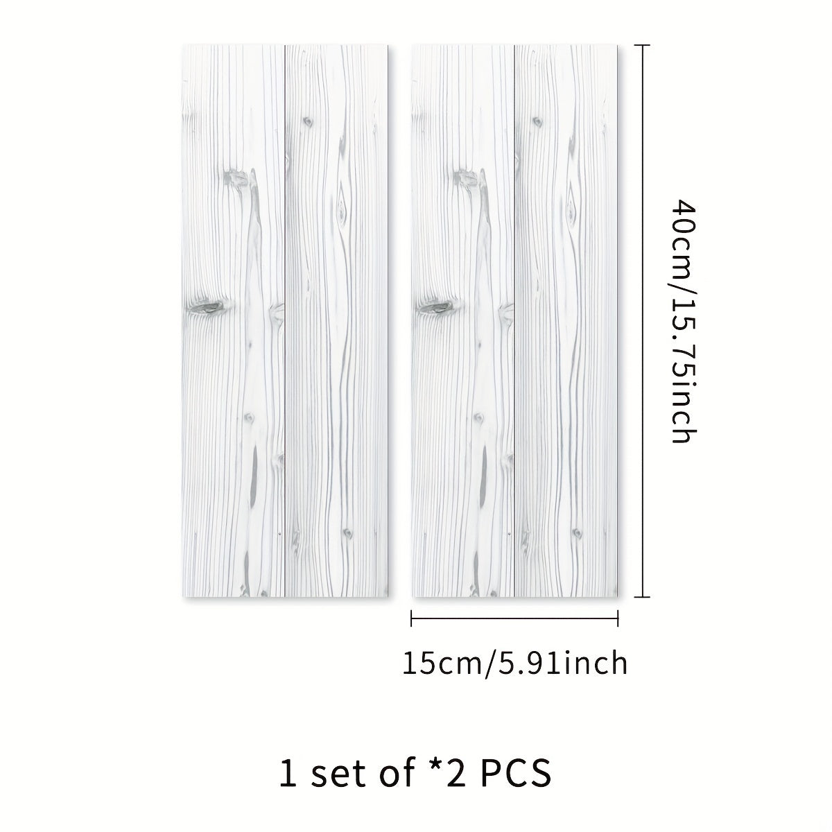 6PCS 15 01 40 01cm Wood Grain Floor Sticker, Waterproof Non-slip Tile Sticker