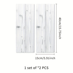 6PCS 15 01 40 01cm Wood Grain Floor Sticker, Waterproof Non-slip Tile Sticker