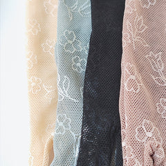Lace Flower Gloves Elastic Thin Breathable Outdoor Driving Riding Gloves