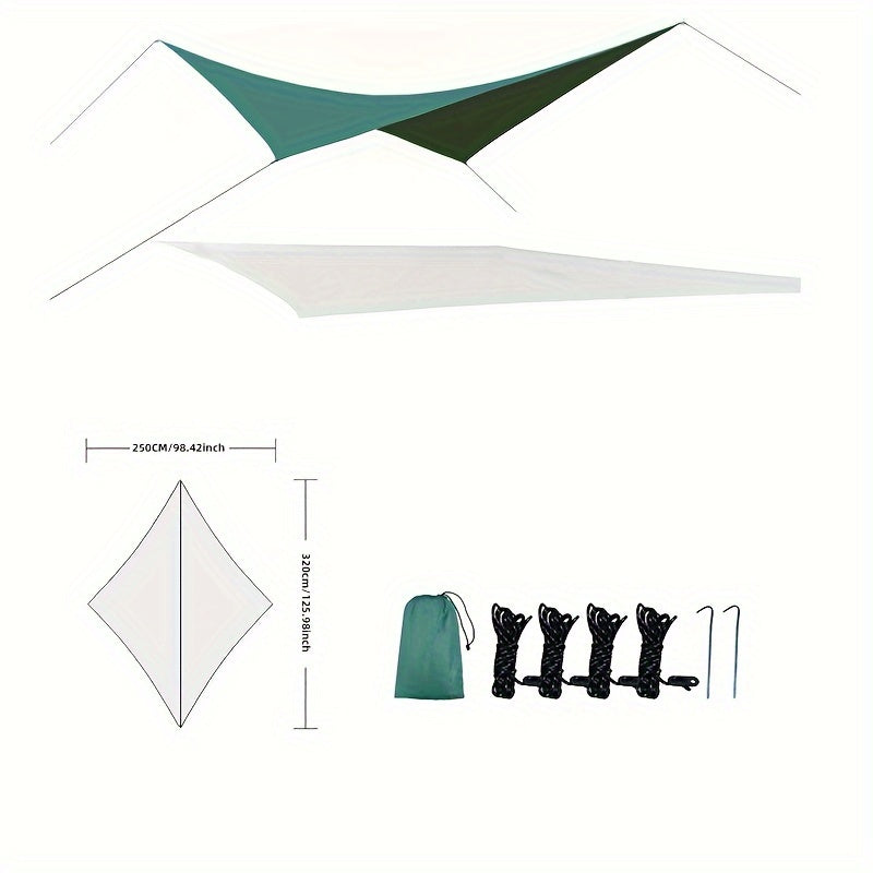 Oxford Cloth Sunshade Rainproof Canopy Multifunctional Canopy Sunshade Awning