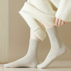Comfy Warm Mid Tube Socks For Winter Women's Stockings & Hosiery