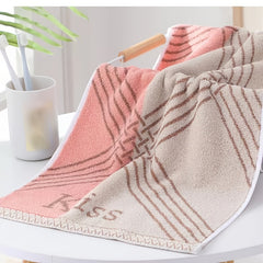 Soft Cotton Hand Towel Couple Style Bathroom Towel 13 X 28