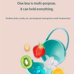 Portable Baby Pacifier Storage Box Dustproof Container