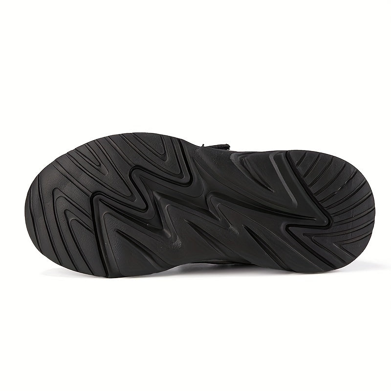 Women's Hook & Loop Running Shoes Breathable Mesh Sneakers