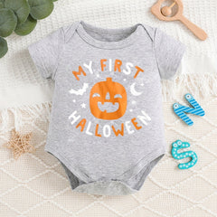 My First Halloween Pumpkin Onesie Bodysuit
