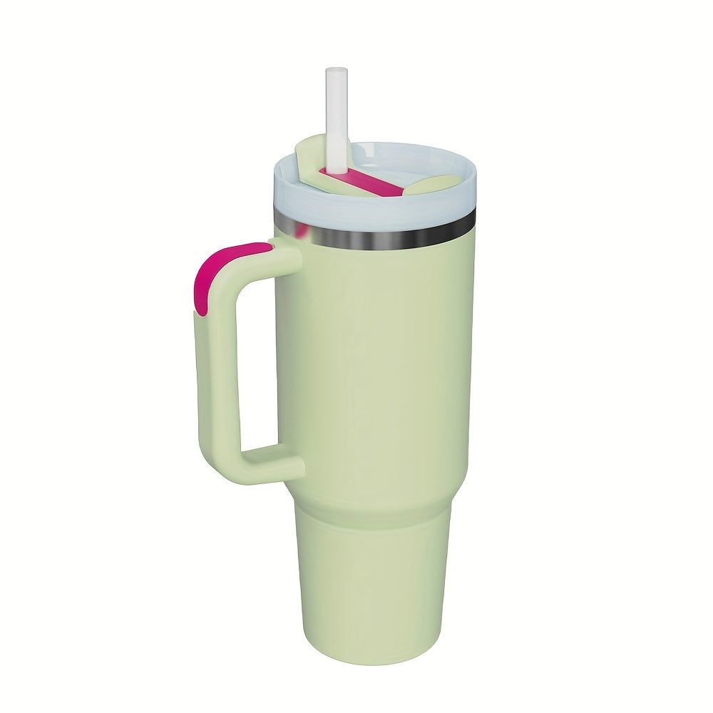 40oz Insulated Tumbler Straw Vacuum Sealed Cold Hot Iced Drinks