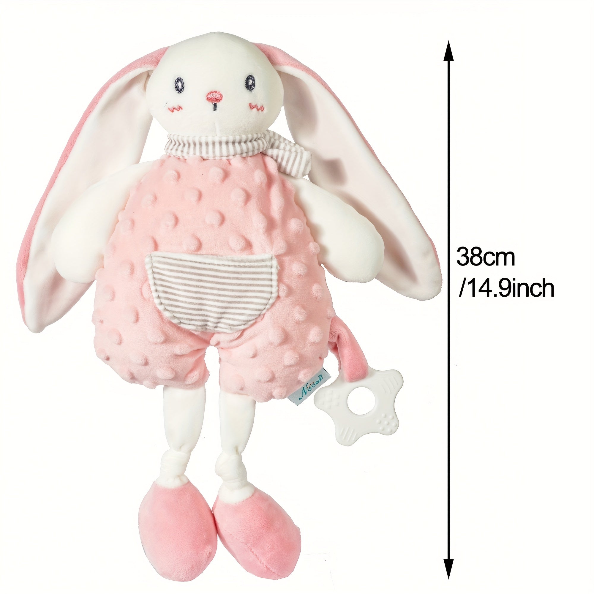 Baby Soothing Plush Doll Toys Teether Bear Bunny Fox Plush Toy