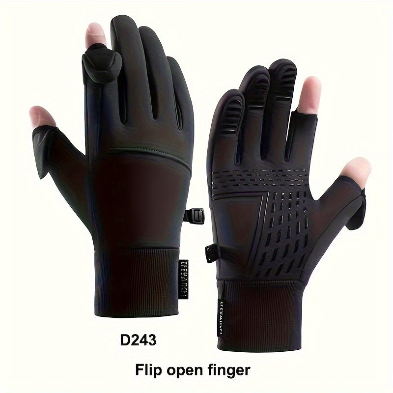 Winter Touch Screen Gloves Men's Windproof Waterproof Warm Gloves