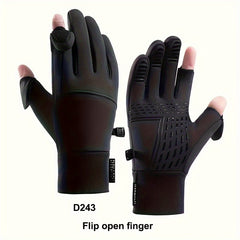 Winter Touch Screen Gloves Men's Windproof Waterproof Warm Gloves