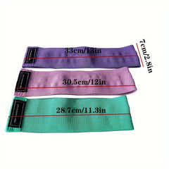 3pcs Elastic Squat Resistance Bands Buttocks Fitness Training Tension Bands