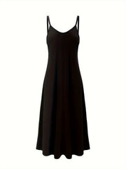 Comfy Crew Neck Slip Home Dress Women's Loungewear