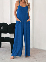 Casual Cami Jumpsuit with Pockets