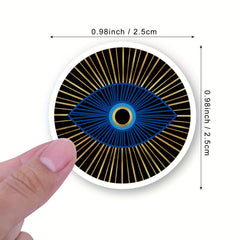 500pcs Evil Eye Stickers Waterproof Vinyl for Various Surfaces